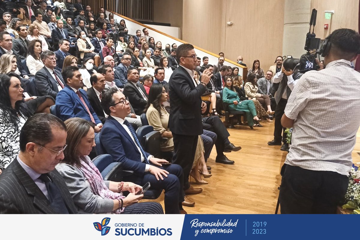 GobSucumbios's tweet photo. El prefecto Amado Chávez como presidente del CONGA fue invitado a la Rendición de Cuentas del Banco de Desarrollo del Ecuador (BDE), institución encargada de financiar los servicios públicos, proyectos de inversión e infraestructura.

#AmadoChávezPrefecto
#VivirMejor https://t.co/1JXnXgF3qE
