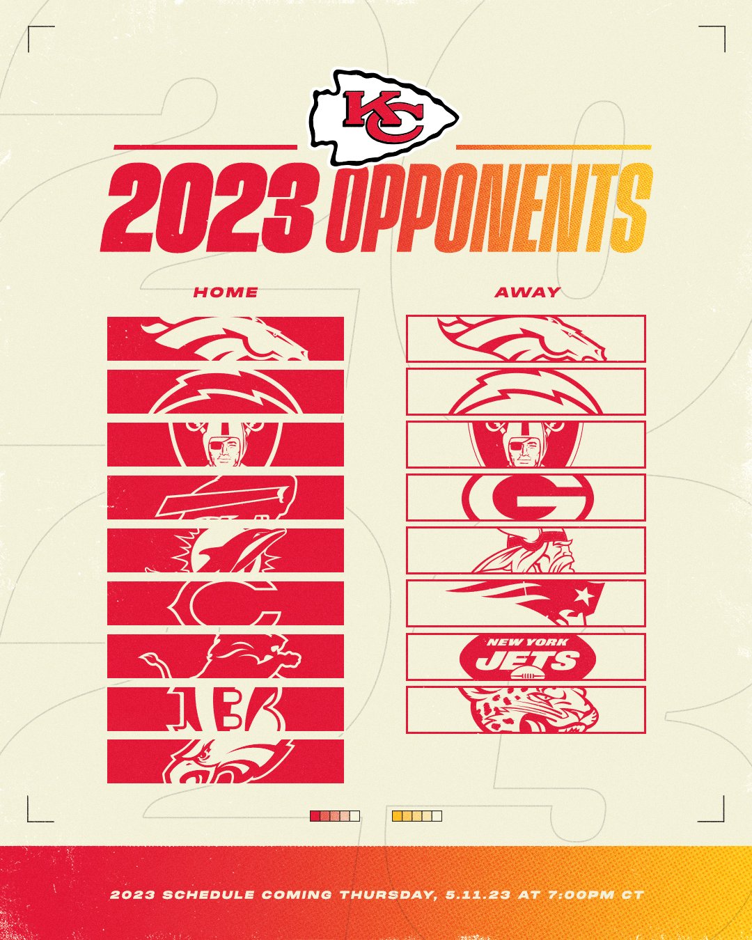 Chiefs Opponents 2023: Complete schedule for the Kansas City