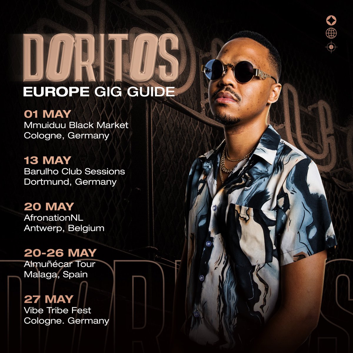 Doritos_dj's tweet photo. “Faith as small as a Mustard seed”

Doritos DJ Europe tour this May 🛬 🇩🇪🇧🇪🇪🇸

The best in African Electronic House Music. A whole decade later now we here 🇪🇺 https://t.co/kqNCV9KQqV