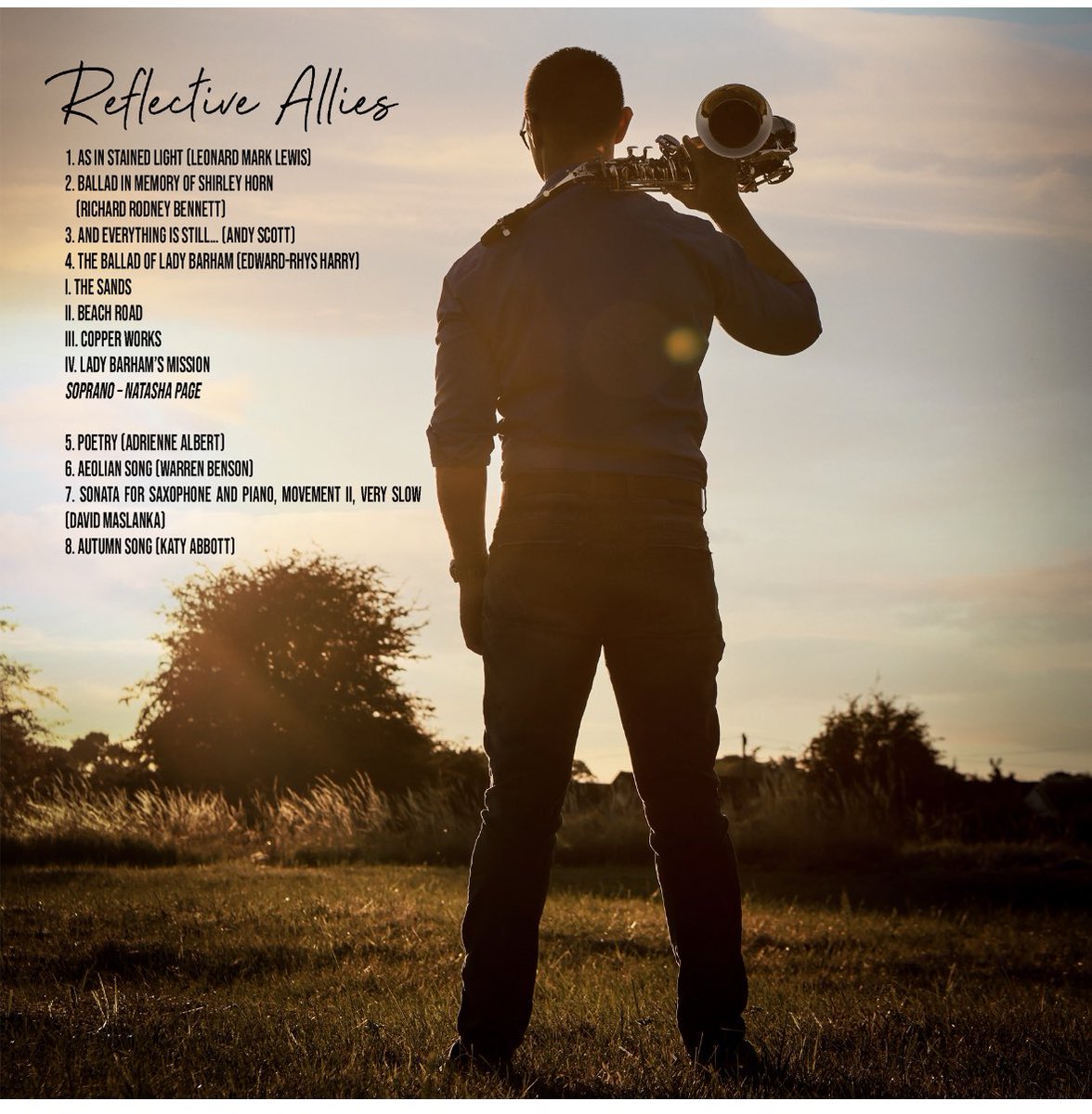 EdwardRhysHarry's tweet photo. Delighted to have helped produce ‘Reflective Allies’ - a fabulous album of music for Saxophone and Piano performed inimitably by Max Asa and Annabel Thwaite. This disc features a 4 movement work I wrote for them called ‘The Ballad of Lady Barham’.Here’s a link if you’d like to listen to the last movement: 
https://t.co/k4fY37JSt1
It’s available to buy as a physical copy from Naxos Direct (amongst others) and can be streamed on Apple Music/Google Play and Spotify now!