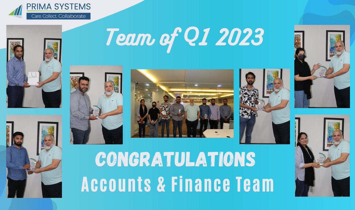 Congratulations to the Best Team of First Quarter 2023! Thank you for being such a valuable members of our team. We are so happy and proud of you for all you’ve accomplished! #primasystems #employeeappreciation #teamofthequarter #awardceremony #awarddistribution #employeebenefit