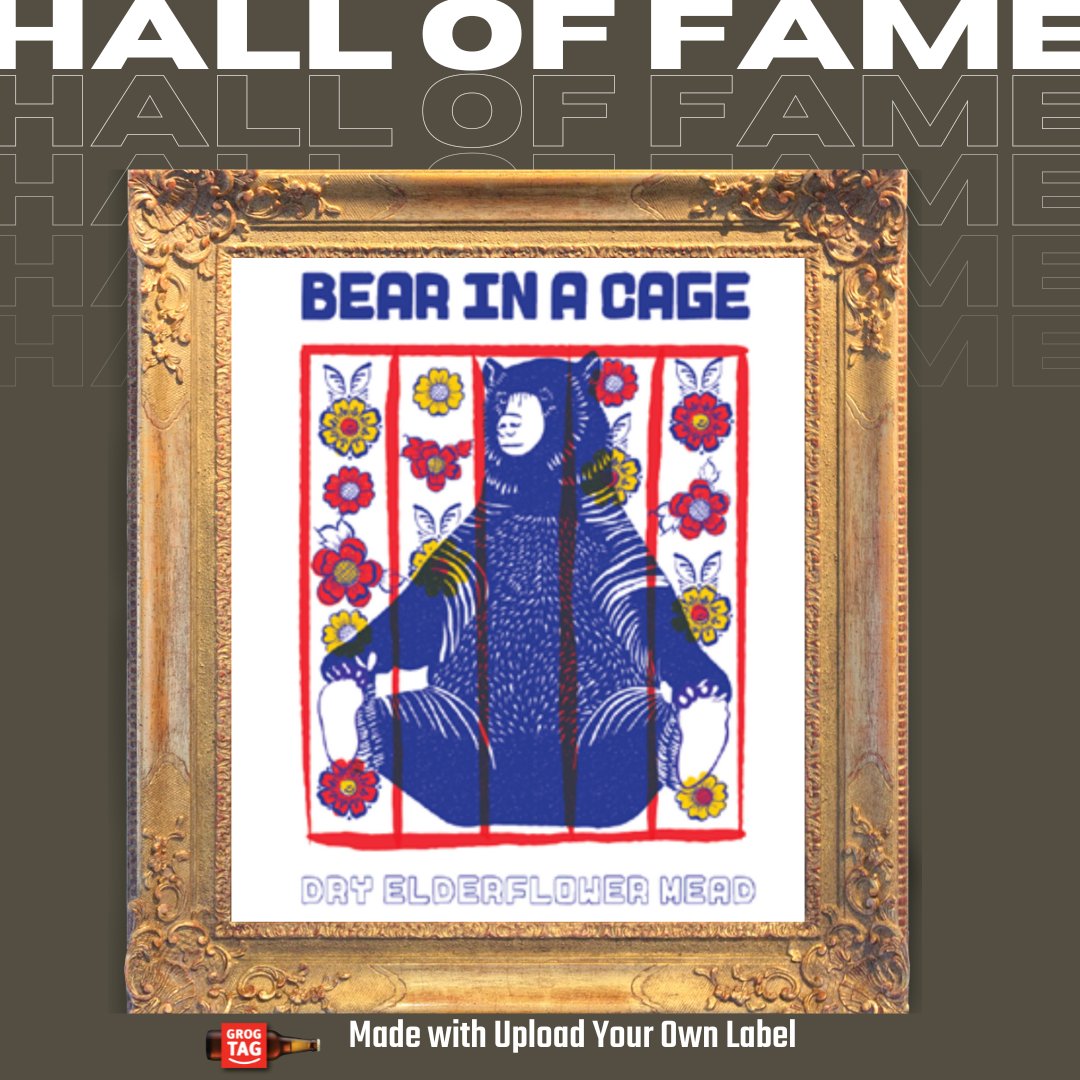 Never has a cage looked so inviting (that didn't have "Nic" as it's first name). This week's Hall of Fame winner shows us that bears have great interior decorating skills!

grogtag.com/blog/527