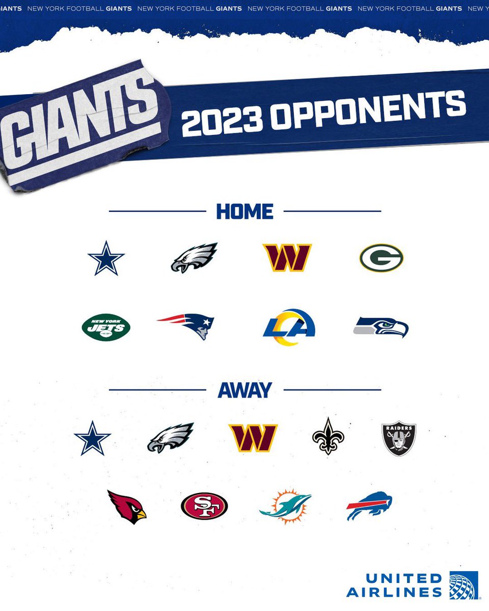 Giants's tweet photo. Schedule drops Thurs at 8pm ET 🔥 

What are you predictions?! https://t.co/MLnZXtWb7f