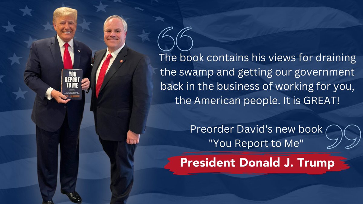 davidlbernhardt's tweet photo. 🚨 🚨 🚨 Discover how President @realDonaldTrump’s enabling leadership revealed a path for curtailing the administrative state in You Report to Me. #YouReportToMe https://t.co/wqeGHinAeh