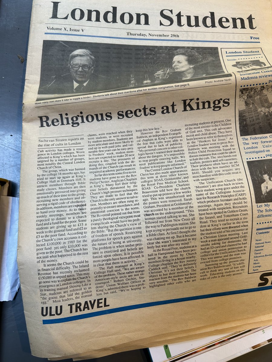 Mum sent me copies of London Student from when I was the sabbatical editor 🥹My degree helped. But LS was the most enjoyable and useful thing I did at uni. Currently having 'uni choices' convos with my youngest. What advice would you give your uni-embarking self?