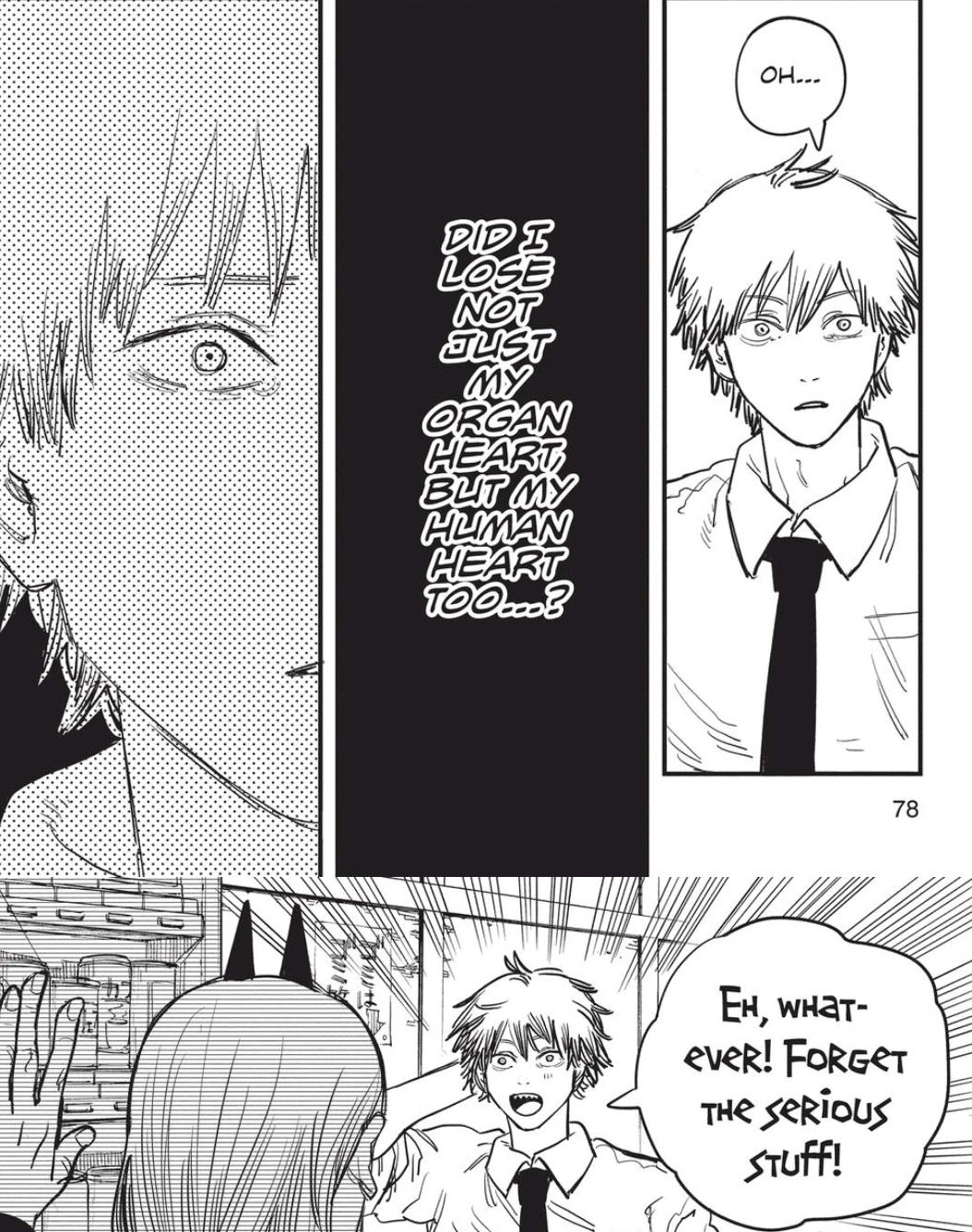 Chainsaw Man Thoughts ⛓️🪚🧍‍♂️💭 على X: I agree, Denjis POV is  easily-digested; his struggles with identifying his feelings punctuate  important moments in the story. Asas frequent, articulate inner monologues  drive the story