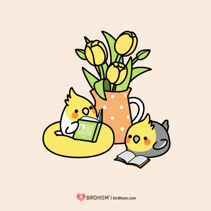 Scooty reading with her new BF, Pika_Cloud97. They met online.  What should his real name be?