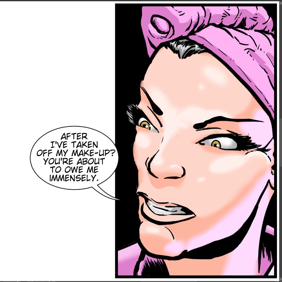 TPowerPrinciple's tweet image. Some folks handle supervillains a little bit differently.
To be released tomorrow at patreon.com/ThePowerPrinci…
#ThePowerPrinciple #indieartist #indiecomics #comics #graphicart #superheroes #superhero #clipstudiopaint #lgbtcomicbooks #diversitymatters #representationmatters