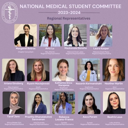 Please join us in congratulating our 2023-2024 National Executive Committee, Committee Members, and Regional Representatives 🎉 We are so proud of you all and excited to have you part of the team!

#medstudents #womensurgeons #DiversityInMedicine #surgery