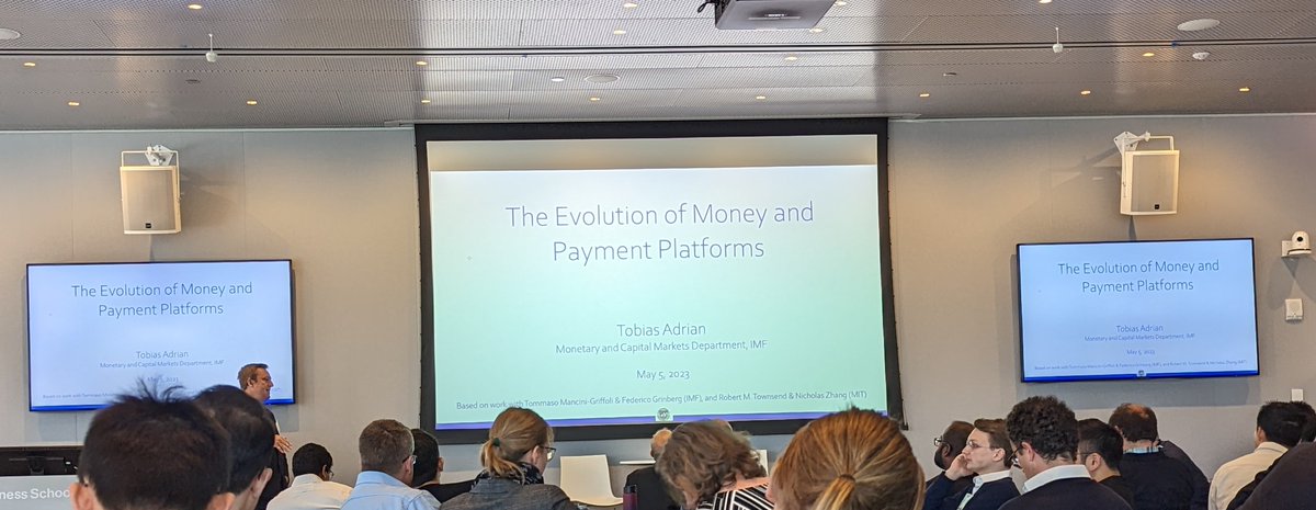 Great talks and insights at the Crypto and Blockchain Economics Research @CBER_Forum conference (cber-forum.org) at <a href="/Columbia_Biz/">Columbia Business School</a>. Thanks to the speakers and the organizers!