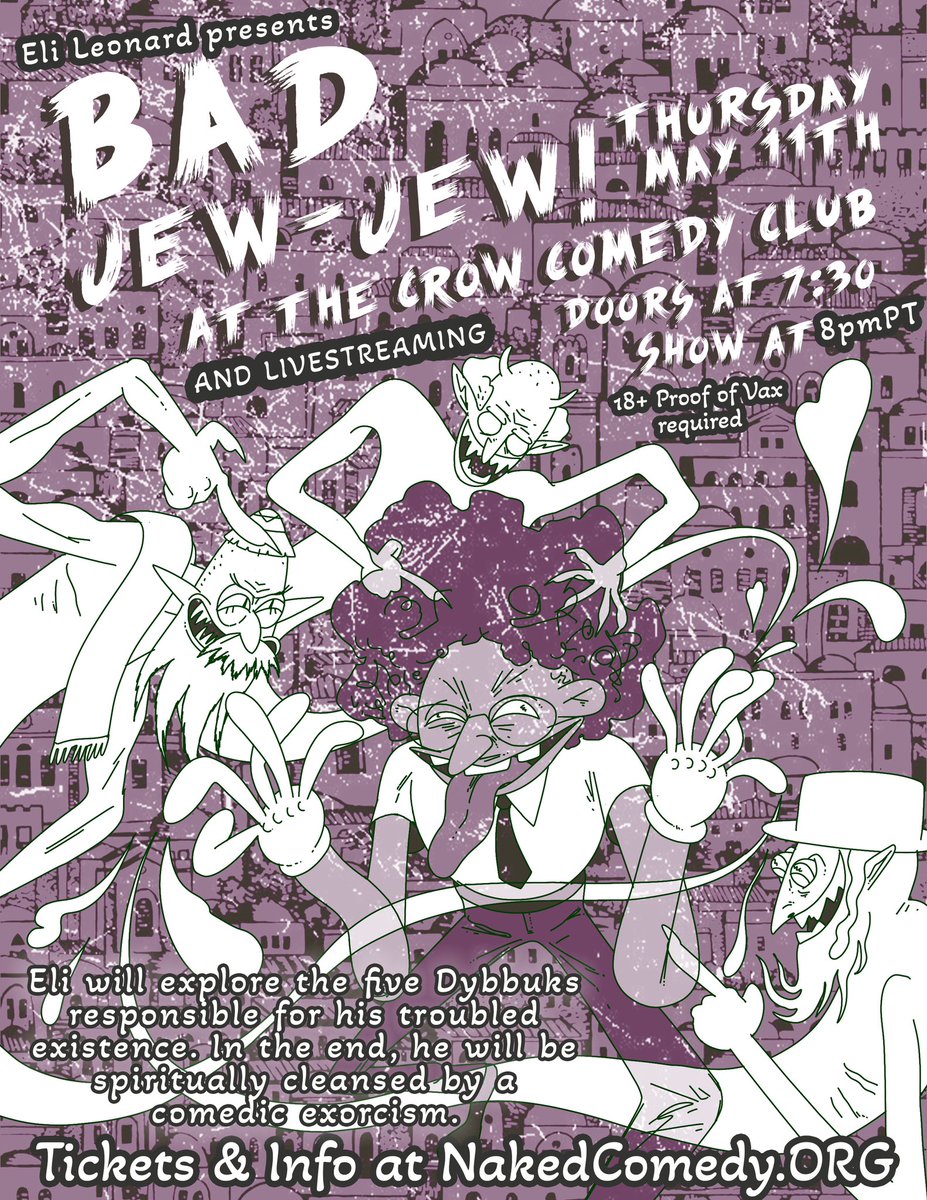 Naked Comedy (@naked_comedy) on Twitter photo THIS THURS 5/11 #LA <a href="/TheCrowComedy/">The Crow</a> & #Livestreaming: Now more than ever it's time to exorcise our demons with Comedy!
Featuring: <a href="/AndyKindler/">Andy Kindler</a> <a href="/anylaurie16/">Laurie Kilmartin</a> @iAmRobbyHoffman <a href="/TheSofiya/">Sofiya Alexandra</a> @JuliaLoken Sam Oh, Danny Tee & of course, <a href="/EKLeonard/">Eli Leonard</a>
Save $5 now! 🎟️: eventbrite.com/e/ncp-the-crow… THIS THURS 5/11 #LA <a href="/TheCrowComedy/">The Crow</a> & #Livestreaming: Now more than ever it's time to exorcise our demons with Comedy!
Featuring: <a href="/AndyKindler/">Andy Kindler</a> <a href="/anylaurie16/">Laurie Kilmartin</a> @iAmRobbyHoffman <a href="/TheSofiya/">Sofiya Alexandra</a> @JuliaLoken Sam Oh, Danny Tee & of course, <a href="/EKLeonard/">Eli Leonard</a>
Save $5 now! 🎟️: eventbrite.com/e/ncp-the-crow…
