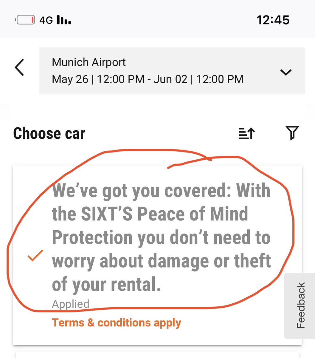 W_Rass's tweet image. فرصه للي وده يستأجر سياره من ألمانيا
عرض الحمايه الشامله المجانيه( صفر تحملك لأي شيء)لمن أراد الإستئجار من #سيكست  #sixt العرض حسب المكتوب أنه لمن أراد الأستئجار من ألمانيا فقط
قبل قليل فرق السعر بين تطبيق سيكست والعرض من الرابط 1700ريال
sixt.com/betahome/

@AHMADALAZMI74