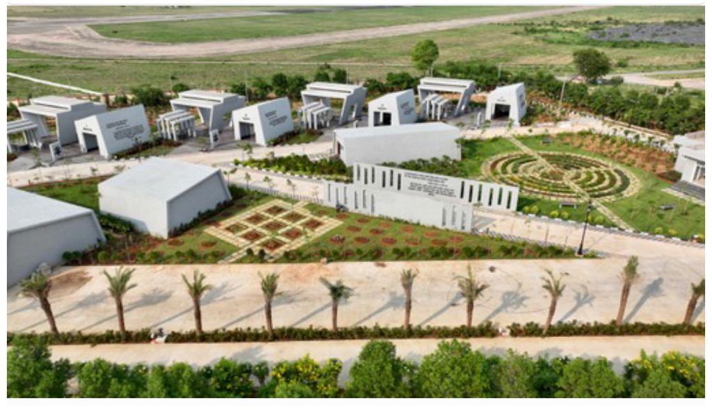 KTRBRS's tweet photo. Telangana Govt has ensured dignity in one’s last journey by building Vaikunta Dhams with all necessary amenities in all towns

Mahaparinirvana is one such built in Begumpet, Kukatpalli Constituency 

A few pictures of the same https://t.co/vUcUvGojE2