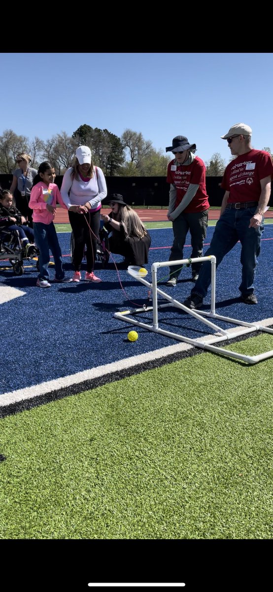 adapt4pe's tweet photo. Day one (Elementary) Unified Track &amp; Field with @SpecOlympicsCO today! MS &amp; HS happening Tuesday. https://t.co/4UTSyeVJTD