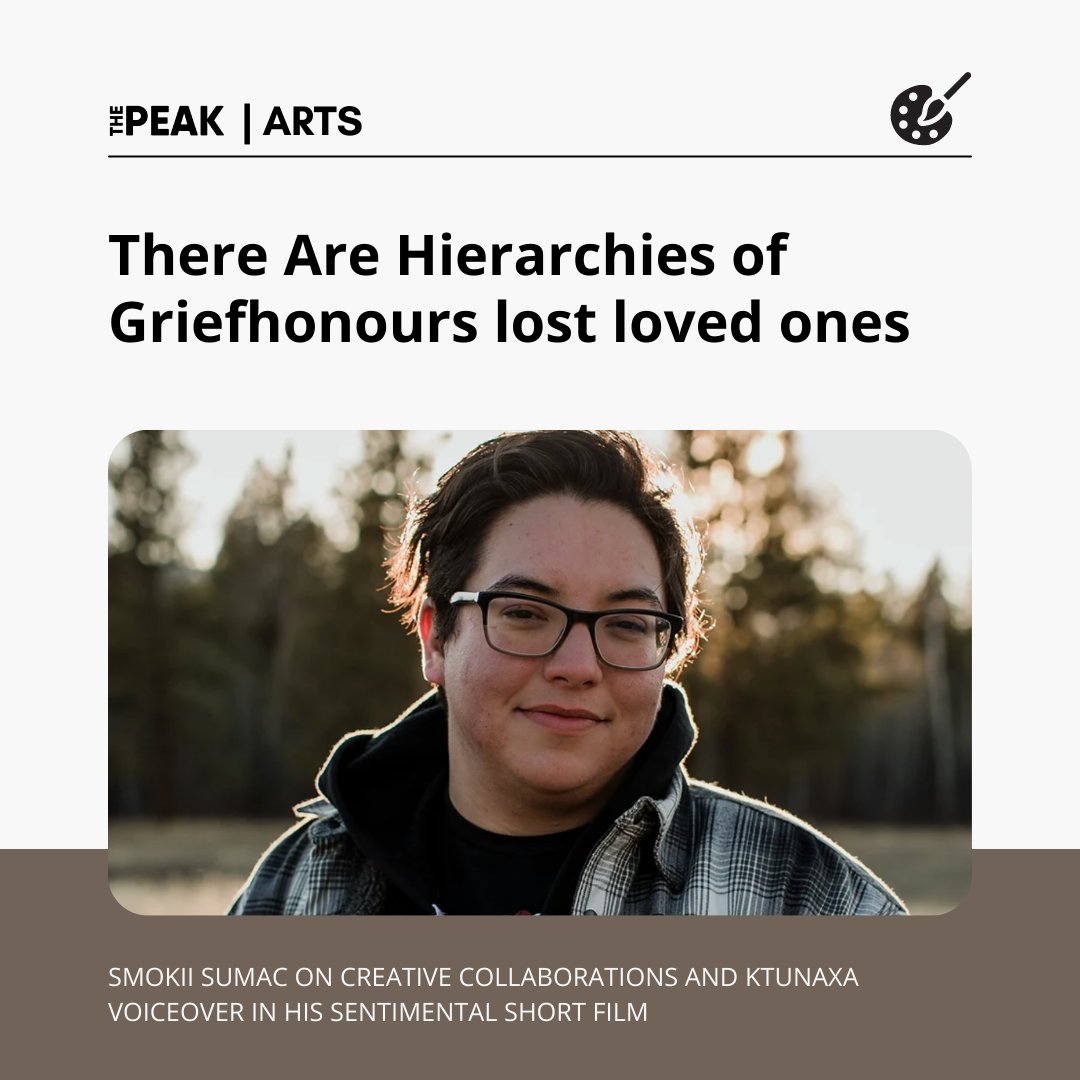 ARTS: There Are Hierarchies of Grief honours lost loved ones “In Ktunaxa, we say there’s no word for extinct in our language, so let’s keep it that way.” —Smokii Sumac the-peak.ca/2023/05/there-… By: Petra Chase, Arts & Culture Editor PHOTO: @sweetmoonphoto on Instagram