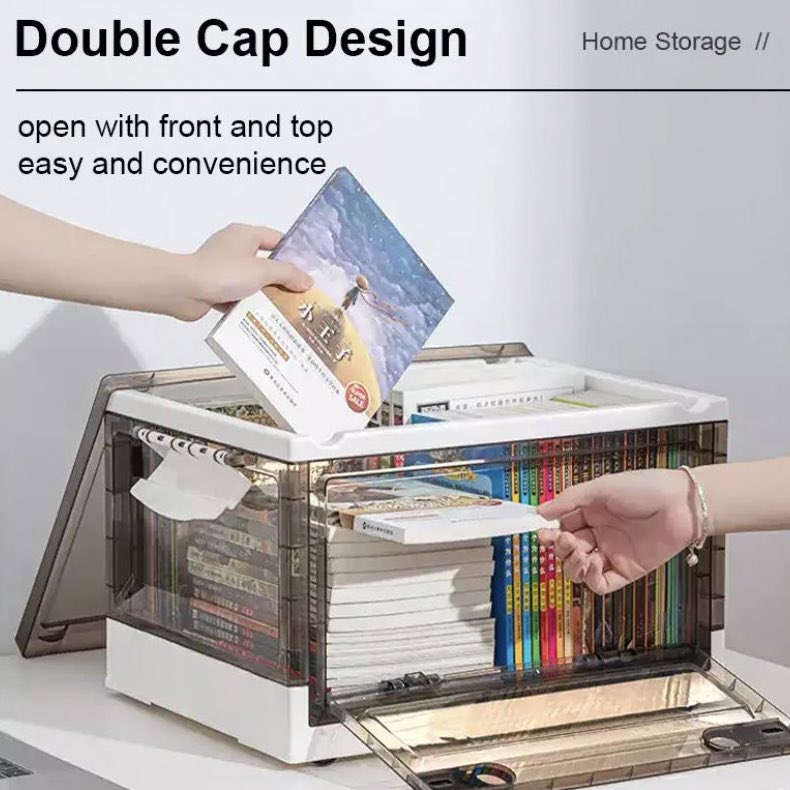 shopwithtika's tweet photo. Terjumpa storage box paling function sbb ada 2 pintu boleh bukak tutup, ada tayar &amp; yang penting boleh lipat balik kalau takmau guna save space wehh!! https://t.co/thzisiO2q8