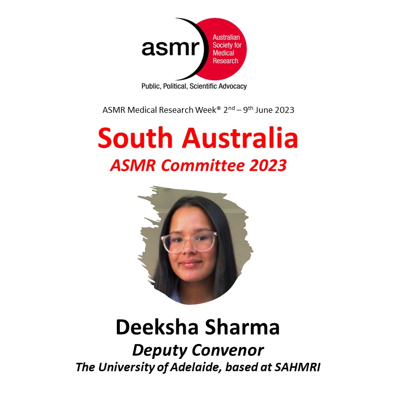 The Australian Society for Medical Research (ASMR) tweet media