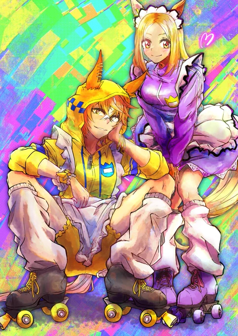 親子ジャージメイド ディクタさんはトプロにねだられたらやってくれそう…
