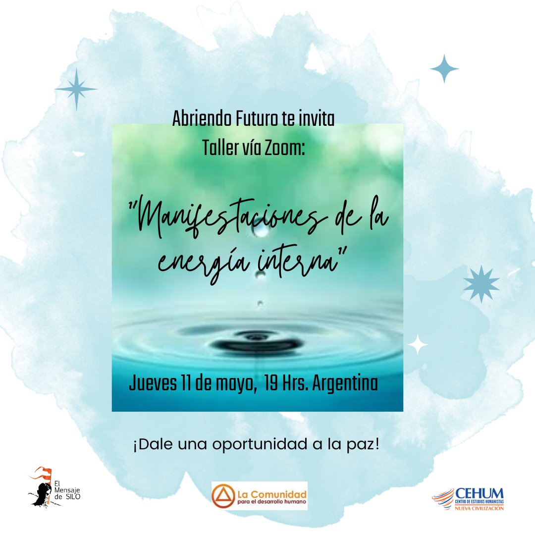 En este taller denominado "Manifestaciones de la energía" meditaremos sobre como la energía interna puede independizarse del cuerpo manteniendo su unidad. Jueves 11 de mayo a las 5pm hora Perú
Inscríbete y te enviaremos el acceso a la plataforma Zoom.
forms.gle/iXs1zyZ9awDcT2…
