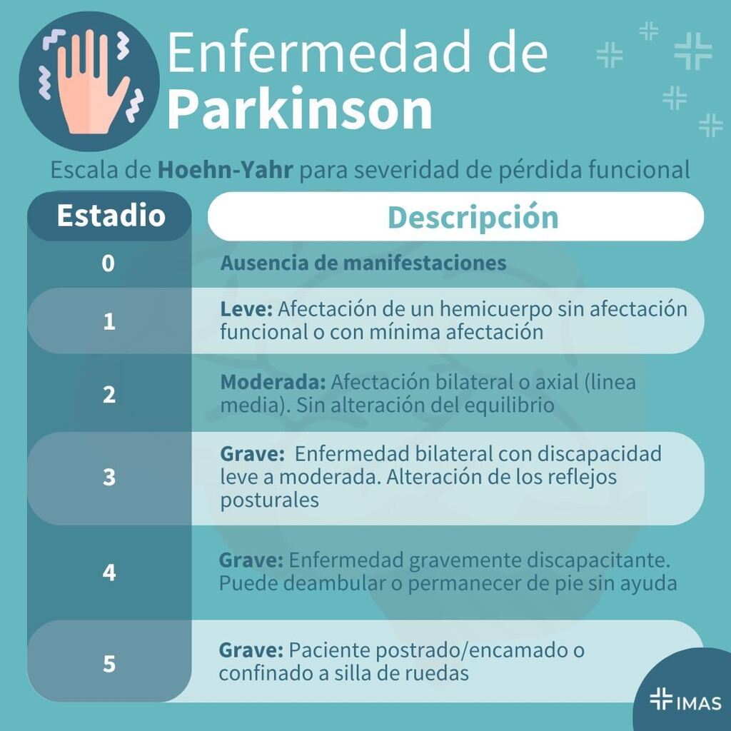 CursosImas's tweet photo. 🧠 Escala de Hoehn-Yahr para evaluar la severidad de la pérdida funcional en la enfermedad de Parkinson 📌
#ENARM #ExamenMIR #medicina #medicos #MIP #estudiantesdemedicina #enfermeria #internadomedico #apuntesmedicos #notasmedicas #parkinson #escalaho… https://t.co/qwhzamFG5g https://t.co/TlUOY0b1xU