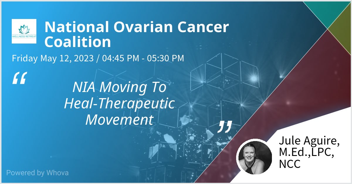 julemindbody's tweet photo. I am speaking at National Ovarian Cancer Coalition. Please check out my talk if you're attending the event! #HopeIsWhereWeAre - via #Whova event app https://t.co/KjoM1299cn