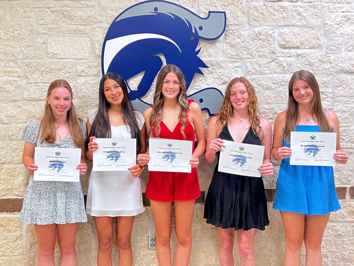 We Are Champion Soccer (@championsoccer) on Twitter photo 🎉💙Congratulations to our ‘22-23 Charger Team Award Winners:
Breakout Player - Ashlyn DeFries
Defensive Player of the Year- Lily Alejo
Offensive Player of the Year - Addy Huber <a href="/huber_addison/">Addison Huber</a>
Utility Player of the Year - Regan Alt
We Are Champion Award -Brooke Hammond 🎉💙Congratulations to our ‘22-23 Charger Team Award Winners:
Breakout Player - Ashlyn DeFries
Defensive Player of the Year- Lily Alejo
Offensive Player of the Year - Addy Huber <a href="/huber_addison/">Addison Huber</a>
Utility Player of the Year - Regan Alt
We Are Champion Award -Brooke Hammond