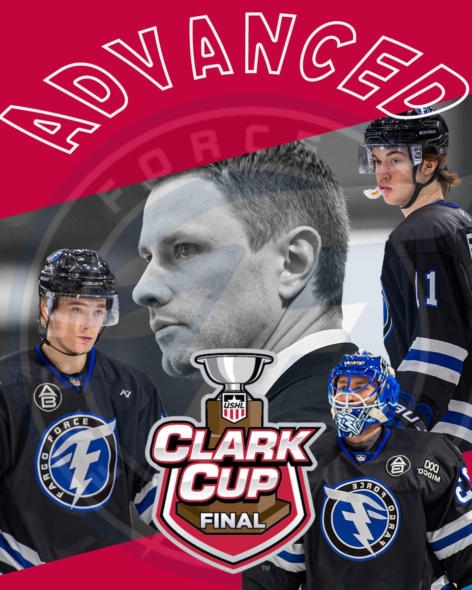 OFF TO THE BIG ONE! 🚨
◈
◈
The <a href="/FargoForce/">Fargo Force</a> are the 2023 Western Conference Champions and are headed to the Clark Cup Finals.
◈
They will play the winner of Youngstown &amp; Chicago.