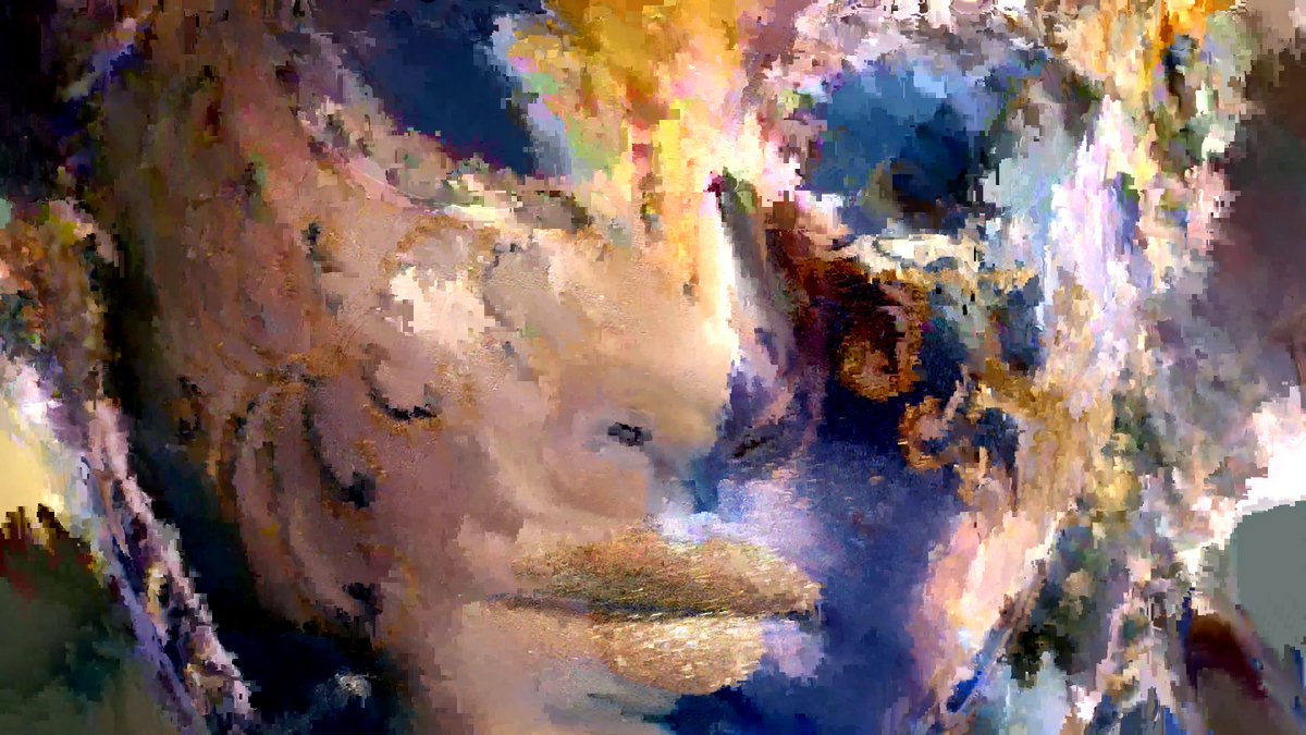 Ankhaton's tweet image. #NYT  #EMUSK This is a AI generated by my desire to create an impression of Munich's
"The Scream".
Generated without Qubits CPU
already years ago.
I placed it on my FB page Gé Love
129 M$ but priv. user rights  10$
The computer made several see my page , 
I call them fascinations