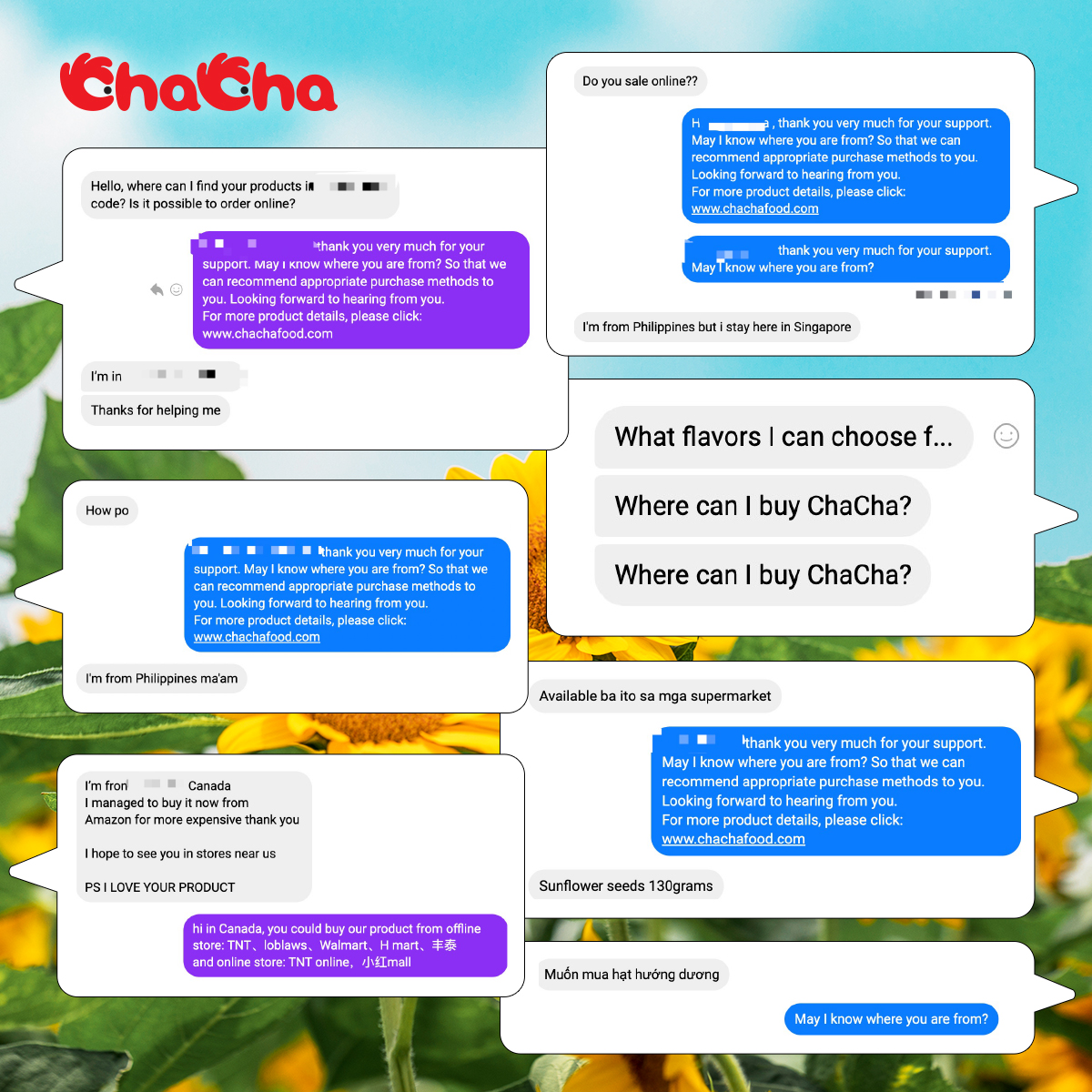 Chachafood_OFCL's tweet photo. #ChaChaGo If you don't know where to get ChaCha sunflower seeds, DM us and let us know where you're located so we can give you the best recommendations! #ChaChaMoment https://t.co/CIvRdP2b3Y