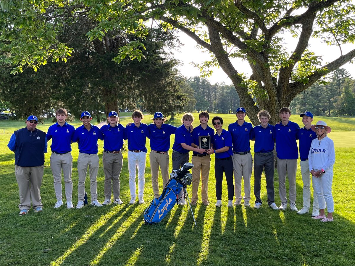 GolfDons's tweet photo. The (9-0-2) JV Golf Dons are your 
2023 MIAA Co-Champions 🏆 with a 10.5-10.5 tie against Calvert Hall. https://t.co/QZS2mftc7Q