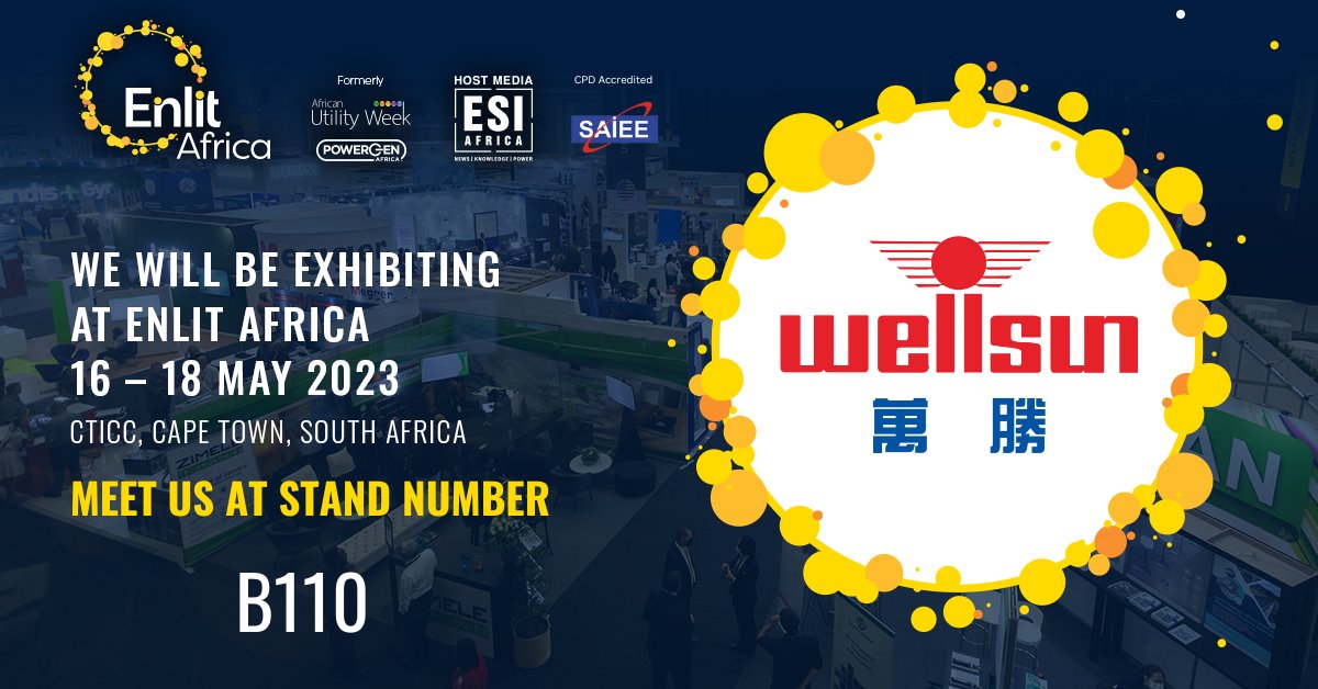 Join us at Enlit Africa exhibition to explore a world of boundless energy! 

We look forward to meeting you at our booth B110 in CTICC, Cape Town, South Africa from May 16-18, 2023. 
#EnlitAfrica #EnergyExhibition #CapeTown #SouthAfrica