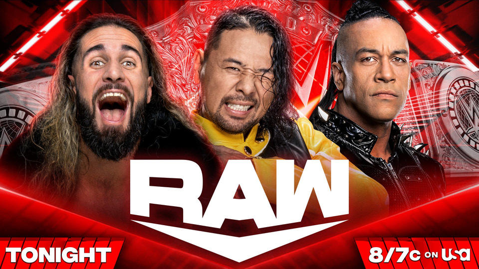 SuperWrestling_'s tweet photo. Tonight on #MondayNightRAW #RAWLive #WWERaw https://t.co/1U9A5puqVQ