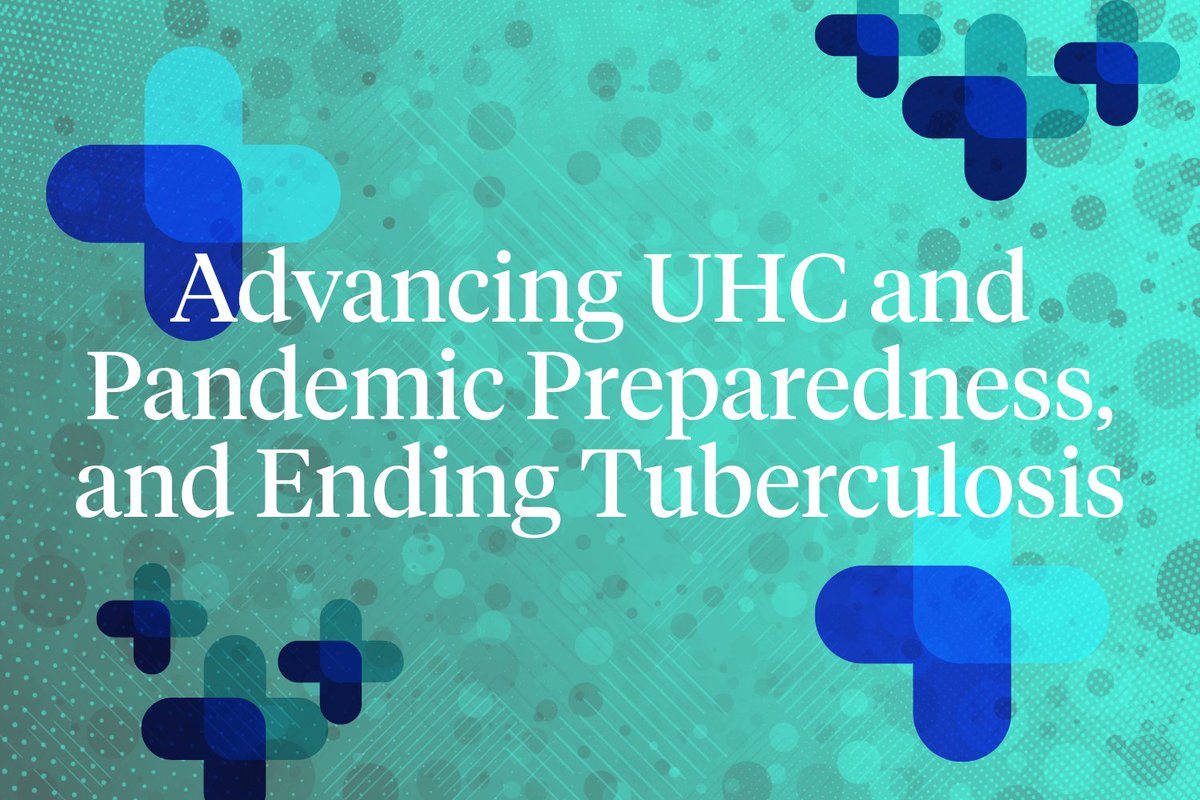 How can we advance #UHC and #PPR and end #TB? By investing in health workers.

We are live with partners on the sidelines of the UN Multi-Stakeholder Hearings, highlighting the power of innovation and partnership in pursuit of health for all. 

Watch now: foreignpolicy.com/events/advanci…