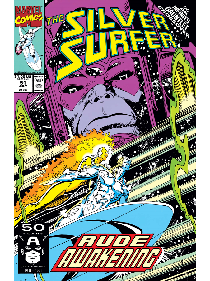 Classic Marvel Comics on Twitter "Silver Surfer 51 cover dated July