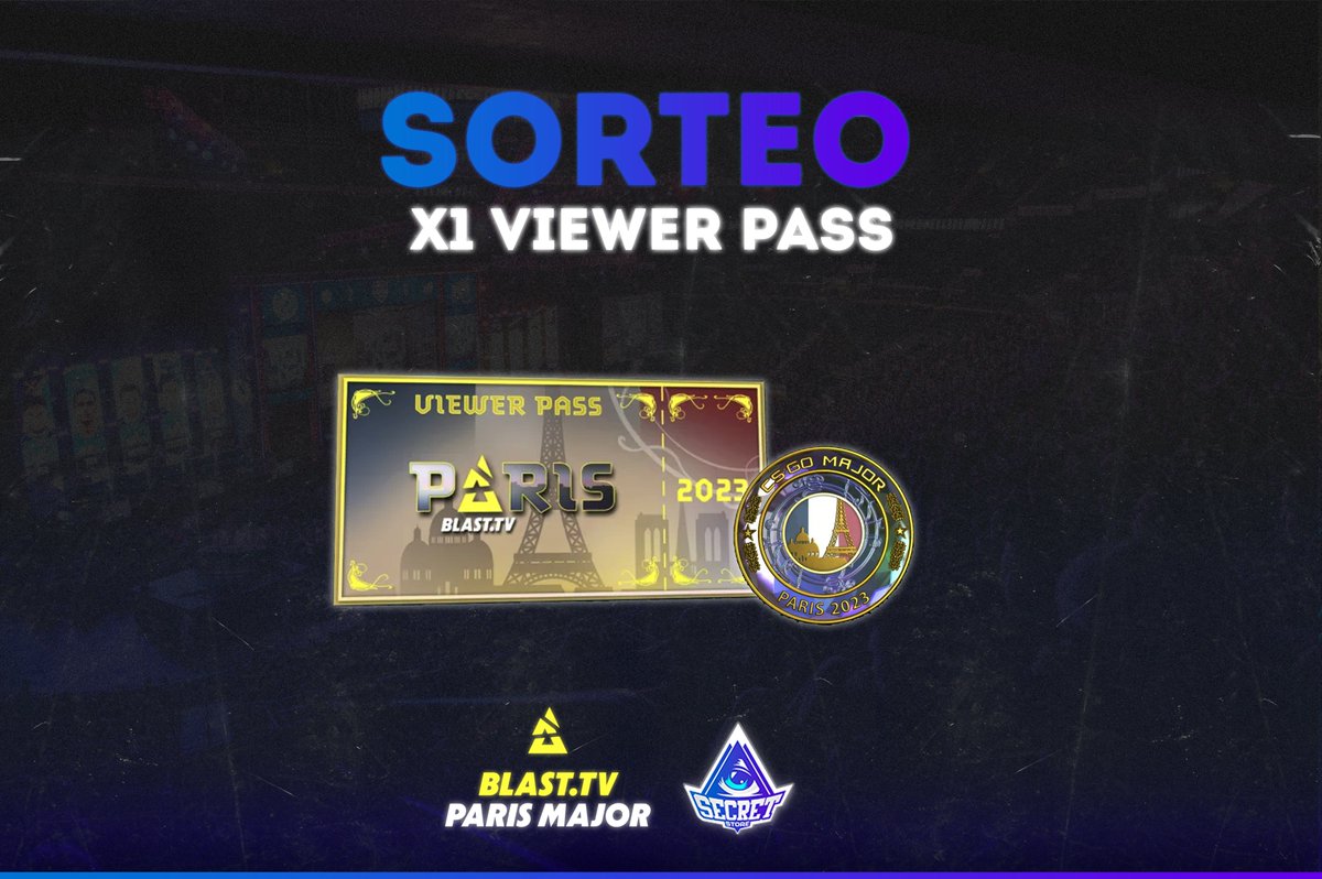 SecretStoreCSGO's tweet photo. 🎁SORTEO EXPRESS 🎁

Vamos a estar sorteando un Viewer Pass para hacer el Pick'Em del major! 

✅ Seguirnos @SecretStoreCSGO 
✅ Dar RT y FAV
✅ Etiquetar a 1 amigo!

Sorteamos en 24hs, suerte para todos! 🔥 https://t.co/eTPfDbqKvT