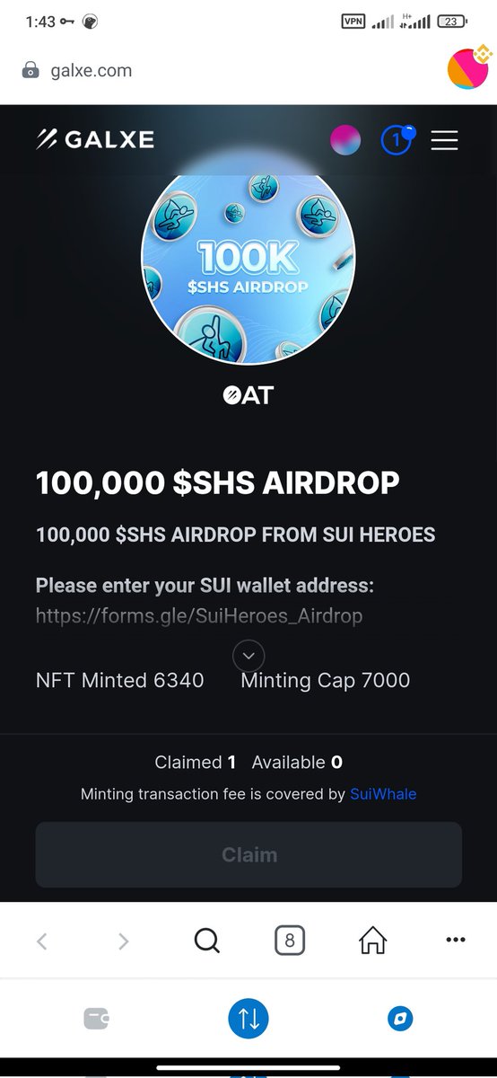 EgorCrypto777's tweet photo. @SuiWhale @Suiheroes_io OAT
0x09f9020Ab37E675893647ce1160336684a7AA4c9
Sui
0xeaf718eb79b4e8a97757b5ed3c3f0af51052b0f5d215dedc34576abe5b68e375 https://t.co/kUpiVagZQk