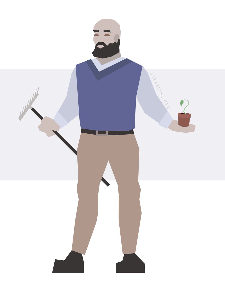 assassin_npc's tweet photo. @AndrexusK Here is your academic, green-eyed boy teaching about plants! :) I hope you enjoy! #artgiveaway https://t.co/v2rir22qdF