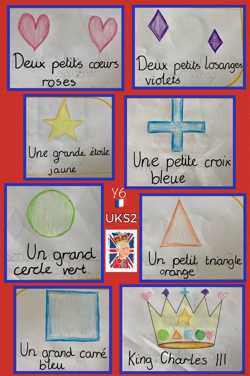 KS2 🇫🇷 Congratulations to the winners of our Coronation crown competition: Design and describe a crown fit for a king 👑 🤴 🇬🇧 Bravo les enfants ! 👏🏽 #primaryfrench #progressionacrossKS2 #littlelinguists #Coronation #mfltwitterati