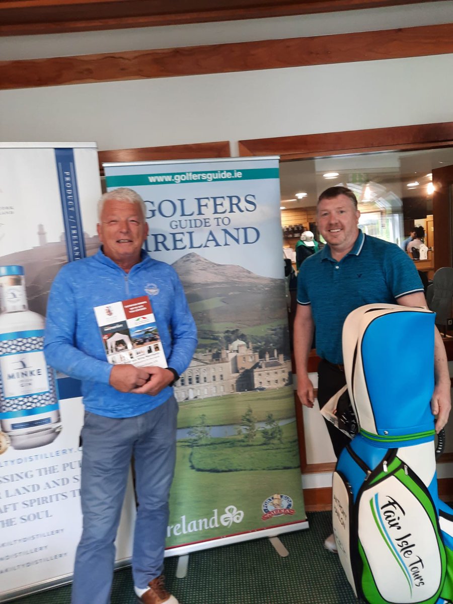 Fairisle <a href="/FairIsleTours/">Fair Isle Tours</a> team at Golfers Guide Golf Day in Powerscourt