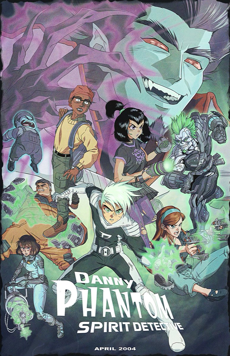 Fuzzzycomics's tweet image. Danny Phantom but its Yu Yu Hakusho