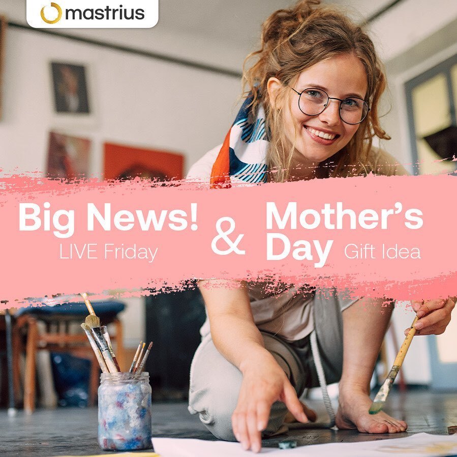 📣 BIG NEWS coming FRIDAY! 📣

Stay tuned for a BRAND NEW OFFERING coming this Friday! 🎉
Mastrius co-founder <a href="/julie/">Julie</a>.deboer.art and Mastrius Mentors @gayeadamsart, @markthompsonartist, @fineartofchantel, &amp; <a href="/calvinlaiart/">Calvin Lai</a> go 
🌟 LIVE on IG Friday, MAY 12, … instagr.am/p/Cr_9Ef1u1VG/