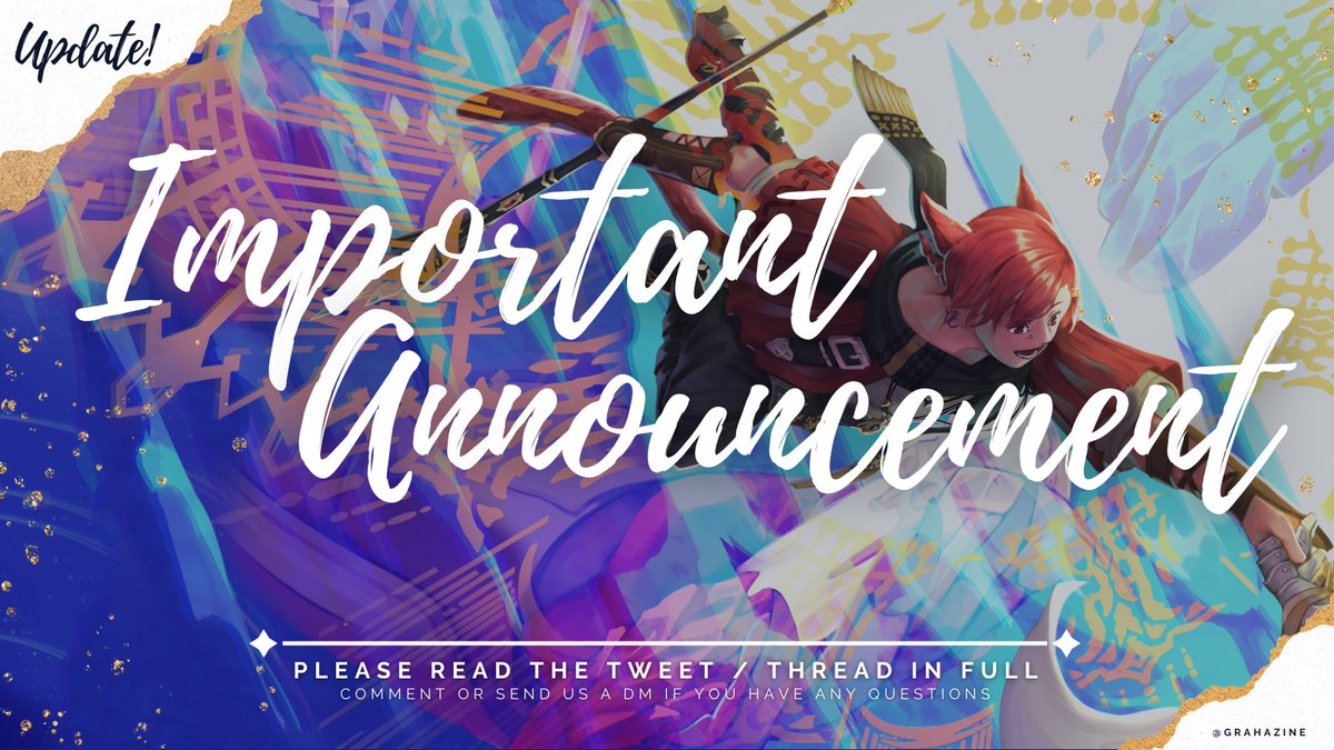 GrahaZine's tweet photo. 💌SHIPPING UPDATE💌
All orders have been labeled! The final drop-off is happening within the next 48 hours.

Tracking for the next set of orders is being automatically sent out by our label service. If you don't already have tracking, please keep +

#FFXIV #FF14 #graha #zine https://t.co/mayh1iCDll