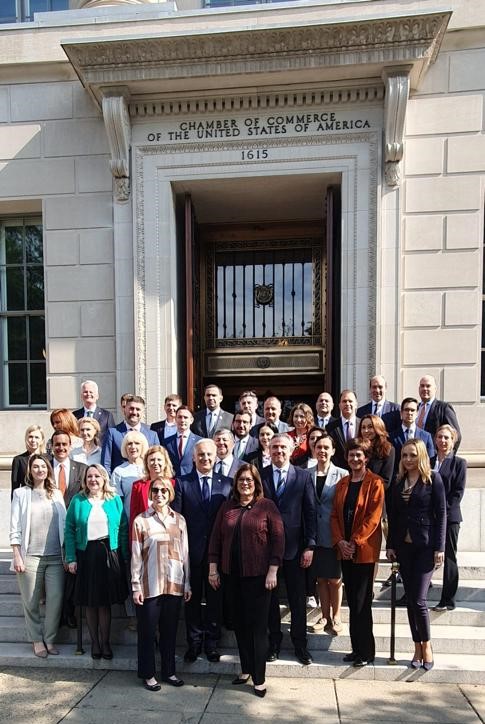 While the delegates from our #TradeMission to #Raleigh are back home, President James Lasry is up north in #DC representing our chamber &amp; all the #opportunities that #Gibraltar has to offer at the 5-day AmChams in Europe Annual US Conference. Watch this space for daily updates!