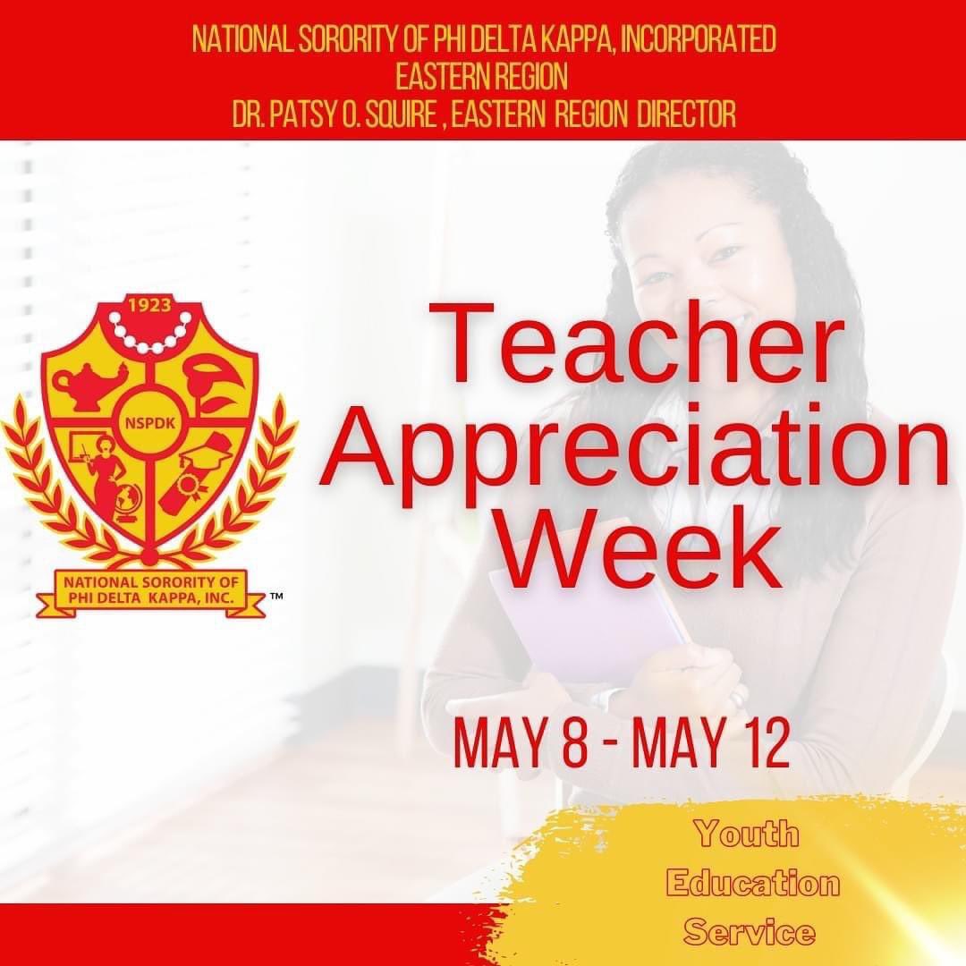 NSPDK_Pi's tweet image. “Education is the most powerful weapon which you can use to change the world.” — Nelson Mandela
@Nspdksorority 
Happy #TeacherAppreciationWeek! 
Thanks for all that you do! #educationiseveryonesbusiness #pichapter #pursuitofexcellence #highestidealsofteaching  #phideltakappa ❤️💛