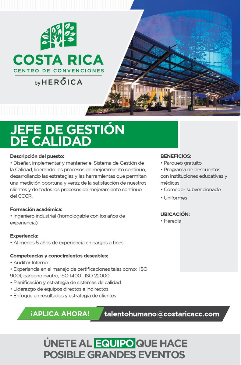 Únete a nuestro equipo #oportunidaddetrabajo #cccrtedamas #oportunidadlaboral