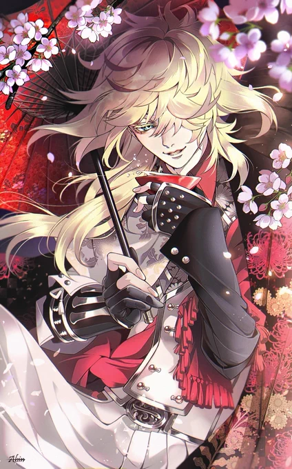 #刀剣男士の花まつり  お花でいっぱい 素敵なタグお借りしました✿.•