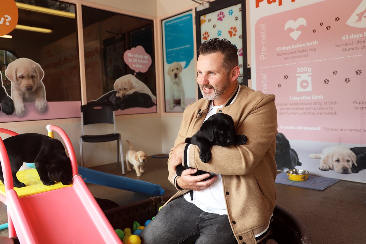 OzDogLover's tweet photo. DYK that the @neighbours TV show will be back mid-2023 on @Channel10AU? 
This was the inspiration to name #GuideDogsVictoria's latest #puppy litter (after Neighbours characters eg #Toadie, locations &amp; alumni).
This is also a call to find new puppy raisers!
https://t.co/dQPOzQm5tG https://t.co/xEdIwh2GRY