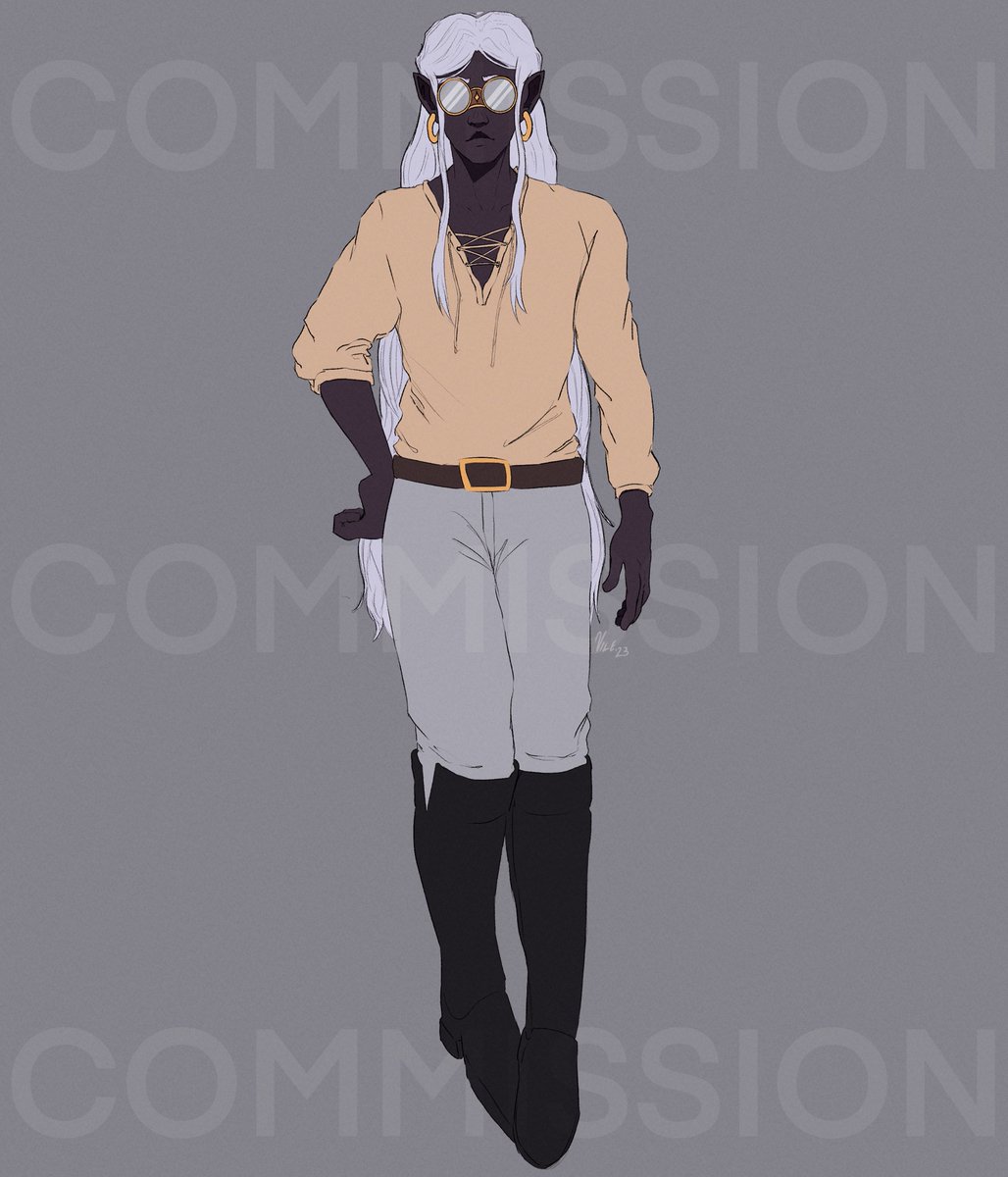 c0mm for <a href="/spagettiohs/">Toothpick</a> :> this was so much fun i love their design sm

#ocart #commissionart