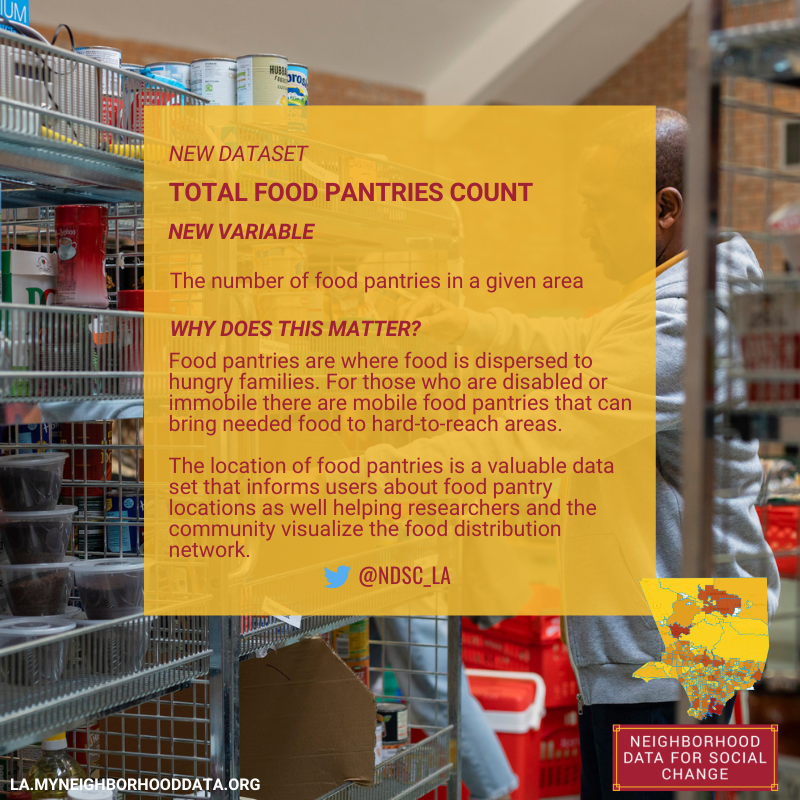 usc_ndsc's tweet photo. Food pantries play an important role in our communities. 

Now you can track the total count on our platform:https://t.co/z2SZwaE3vG https://t.co/yPIjaNqUb5