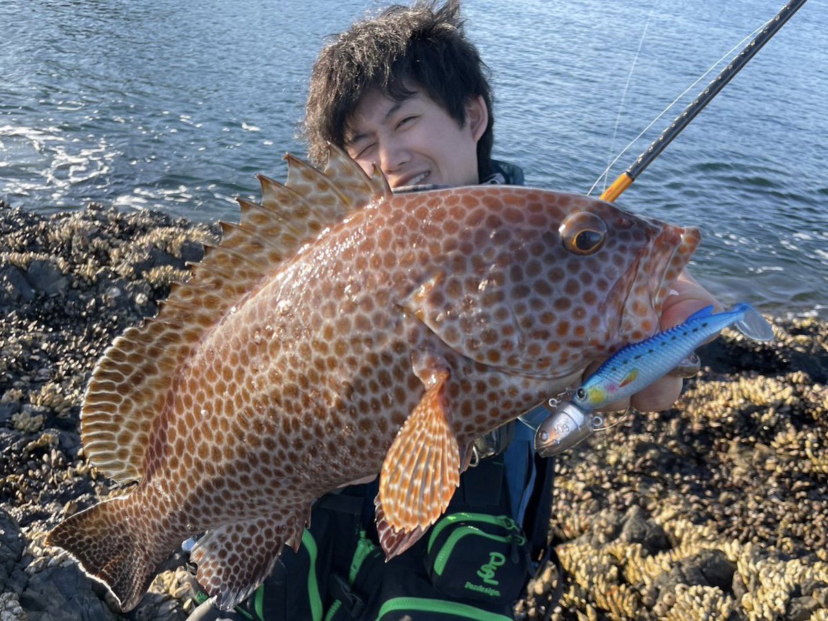 wocadaaa's tweet photo. 同行者のヒットを参考に
流れが巻いててサラシが出てるところの瀬際でヒット🔥
ゴリ巻き必至💥
■#Apia #BruteHR #Harborbull96H
■#Daiwa #Certate3012H
■#Livre #LightArm65
■#xbraid #upgradePE_X4 1.2号
#fcabsorber 25lb
■#bkk スナップ
■#Ecogear #SwimingTenya 40g
#BALT 3.5in https://t.co/oVltc0z0YO